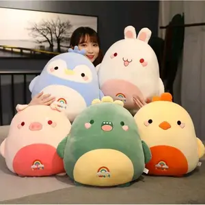Bantal Korean Bear Piggy Tiger Pinguin Terbaru Boneka Mewah Ukuran 30cm Bahan Yelvo Halus Dan Lembut Berstandar SNI Dolls Toys