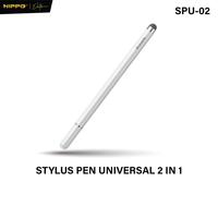 Gambar HIPPO STYLUS PEN SPU-02 UNIVERSAL 2 IN 1 Capacitive Stylus Touch for Ipad Android Tablet Free Glove White dari Hippo Indonesia Kota Administrasi Jakarta Pusat 1 Tokopedia