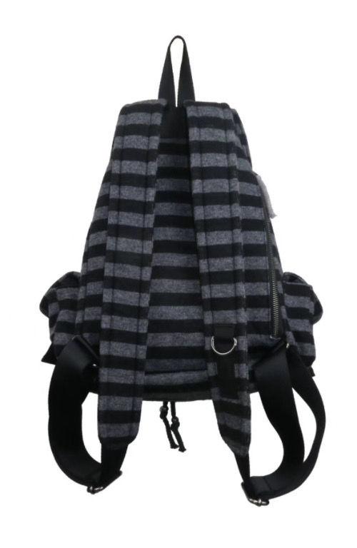 Product Introduction of Newjeans Same Tensedance Korean Flat Stripe Machine Can Casual Plaid Backpack Large Capacity 9