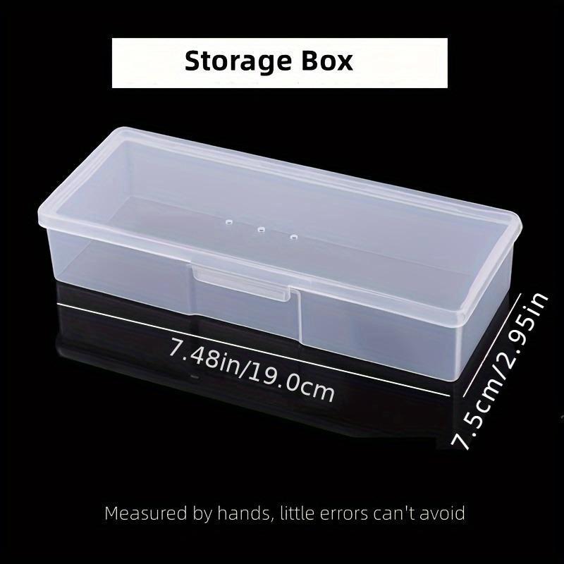 Clear Storage Box, Transparent Storage Box for Nail Tools and Cosmetics, Organize Your Manicure Supplies with Ease 2
