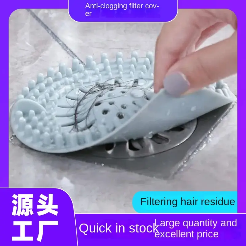 Skrin Penapis Kumbahan, untuk Longkang Lantai Rambut, Pencegahan Rambut Bilik Mandi, Penutup Tandas Dapur, Penutup Bilik Mandi, Alat Berguna untuk Sinki, Anti Tersumbat