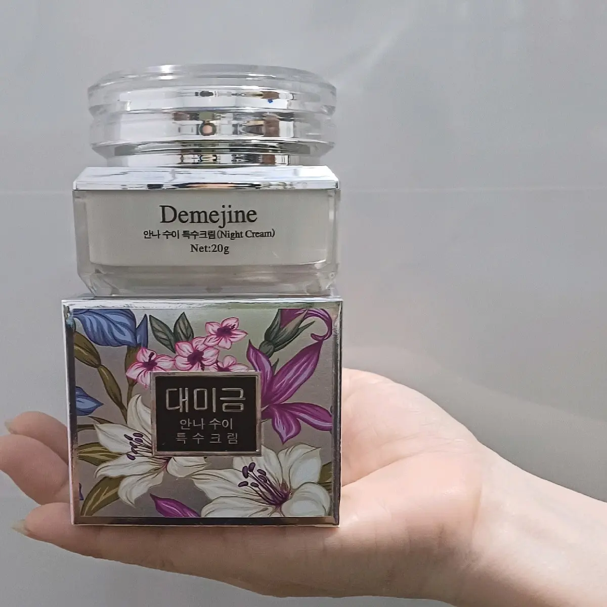 1 Hộp Kem Đêm DEMEJINE Hàn Quốc   20g Tất Cả Các Loại Da Không Chứa Cồn Kiểm Soát Dầu Tất Cả Các Loại Da Skincare