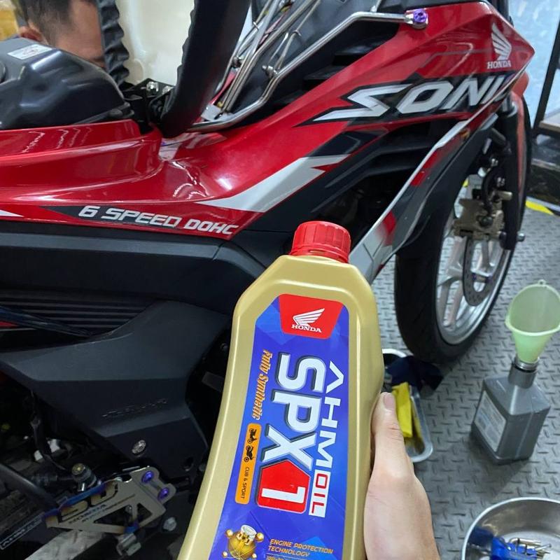 Nhớt AHM SPX1 dung tích 1.2 lít chuyên cho DOHC như Wnner / WinnerX / Sonic / CBR Dầu Nhớt Dầu 4