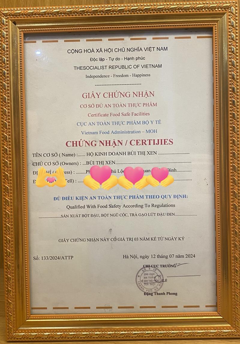 Product Introduction of { Trà lợi sữa } 20 goi Trà gạo lứt huyết rồng + đậu đen rang (200gr) 3