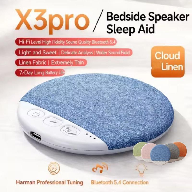 Trình phát âm thanh Bluetooth 5.4 Loa Bluetooth dưới gối mini Siêu mỏng Máy âm…