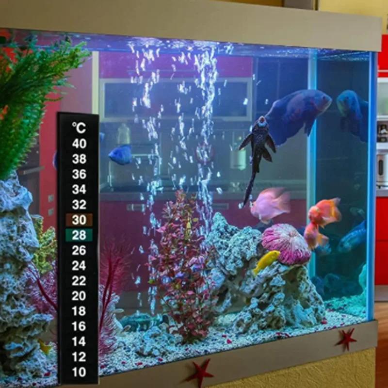 3pcs  Digital Aquarium Fish Tank Fridge Thermometer Sticker Measurement Stickers Temperature Control Tools 4