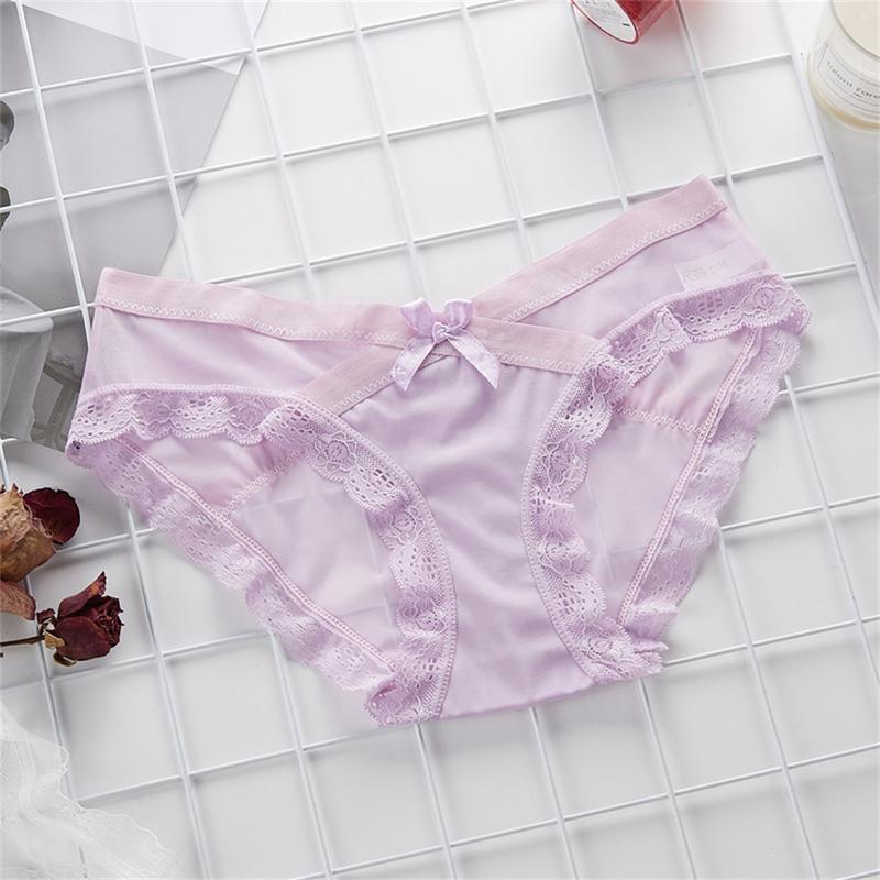 Product Introduction of Quần Lót Ren Không Đường May, Quý Cô, Cạp Thấp, Lưới Thoáng Khí, Quần Lót Tam Giác Nữ, Siêu Mỏng, Thân Thiện Với Làn Da, Dành Cho Nữ Voi Voan 20