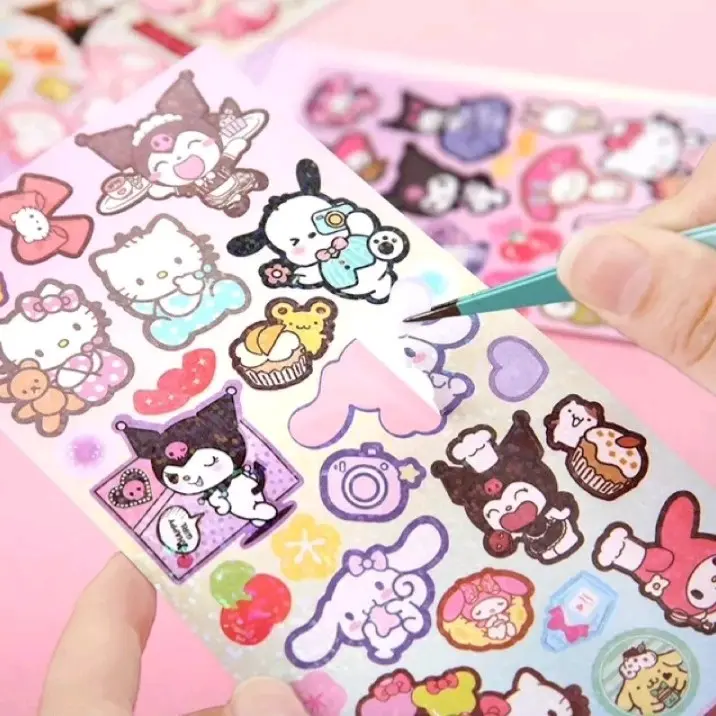 Stiker hologram karakter sanrio 2