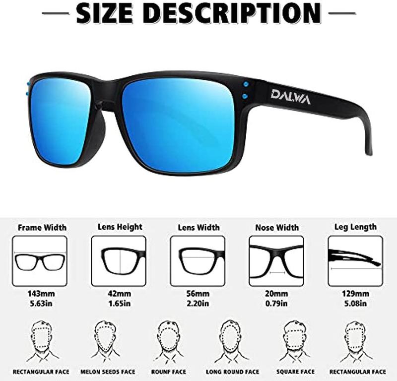 Product Introduction of Dalwa Polarized Fishing Glasses Men Cycling Sunglasses Outdoor Sports Goggles Camping Hiking Driving Eyewear UV400 SunGlasses 5