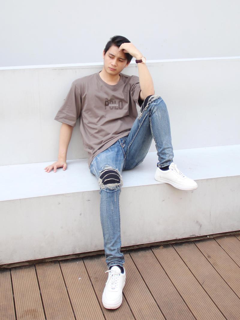 Product Introduction of Kaos Oversize Pria Baju Atasan Wanita Jumbo T shirt Pasangan Couple Cowok Cewek Big Size Oblong Distro Polo Exchange Dewasa Estetik Katun Combed Pendek 28