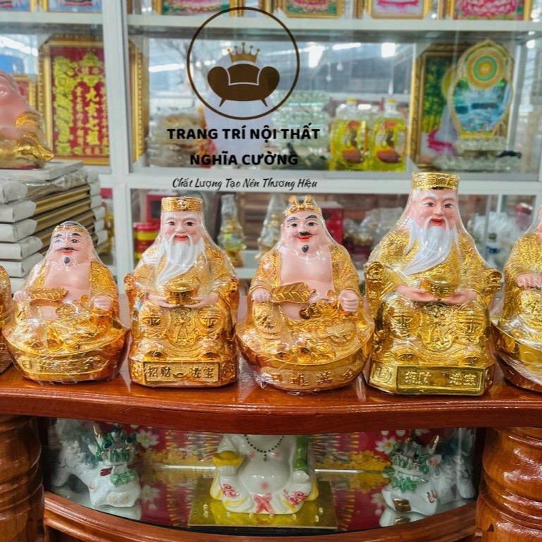 Cặp Thần Tài - Thổ Địa 3 kích cỡ kim sa vàng  FREESHIP 1