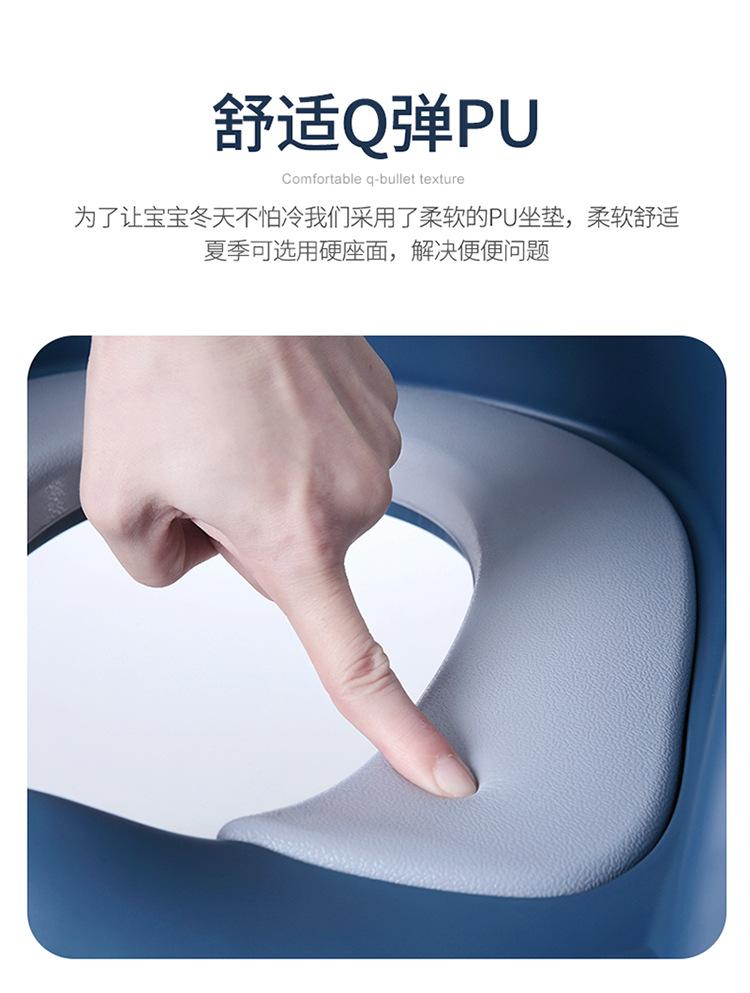 Product Introduction of Children's Toilet Seat Stool Ladder Style Boys and Girls Baby Step Folding Frame Cushion Potty Seat Kids Infant Urinal 14