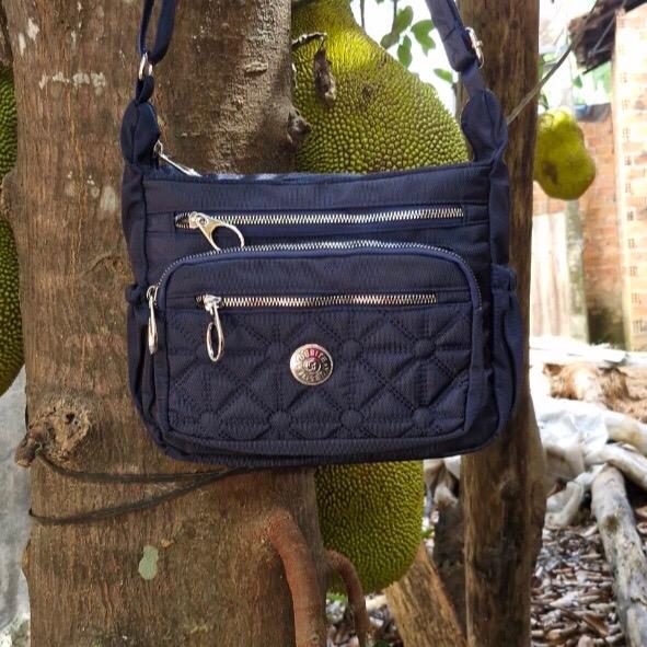 Túi xách nữ size 28 dù bố ánh kim