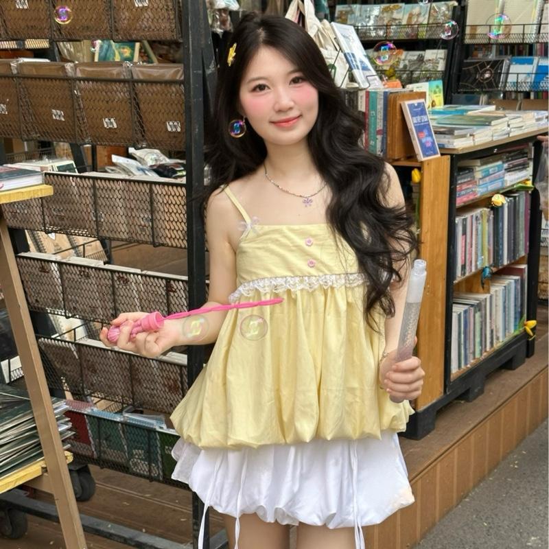  Áo Bí 2 dây form rộng  có dây tăng đưa nhiều chất liệu khácnhau ,mùa hè form rộng. Nữ 