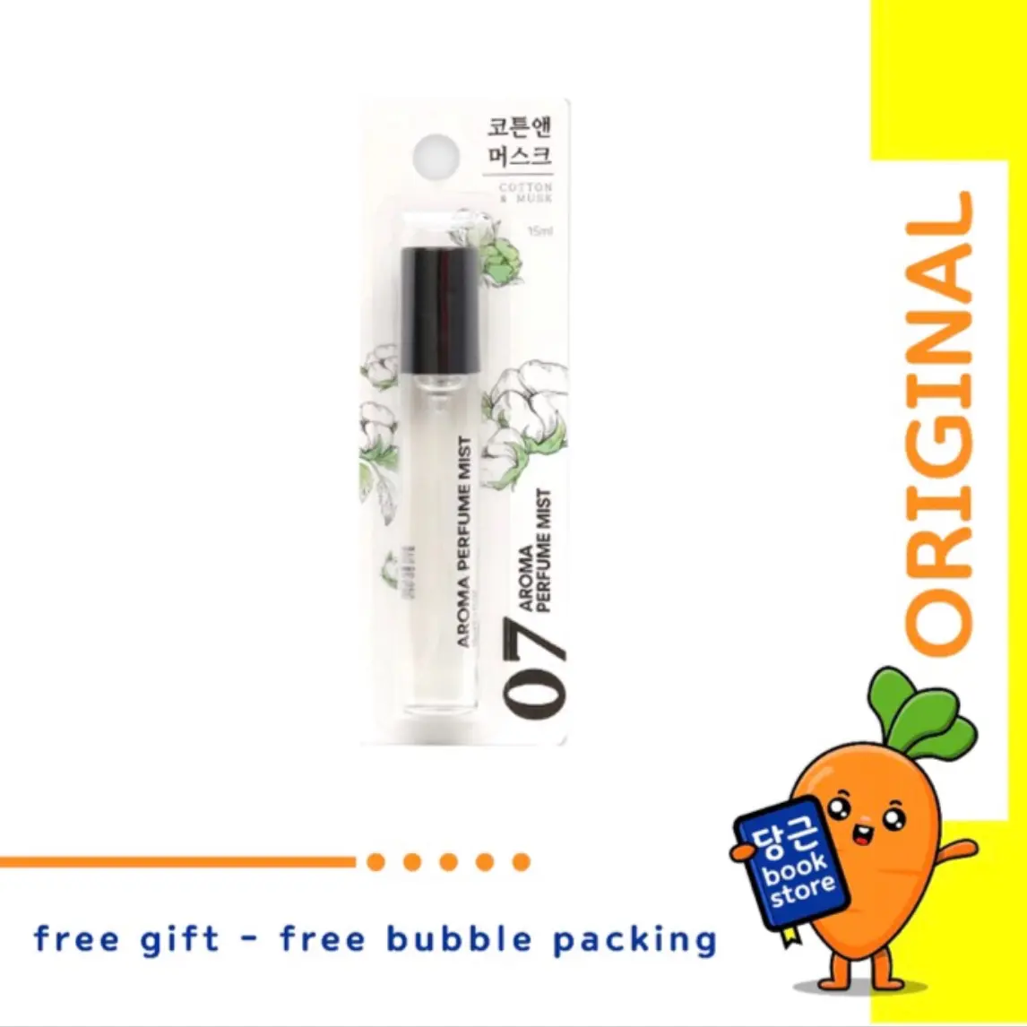 Daiso Korea Aroma Perfume Mist Stick Cotton & Musk