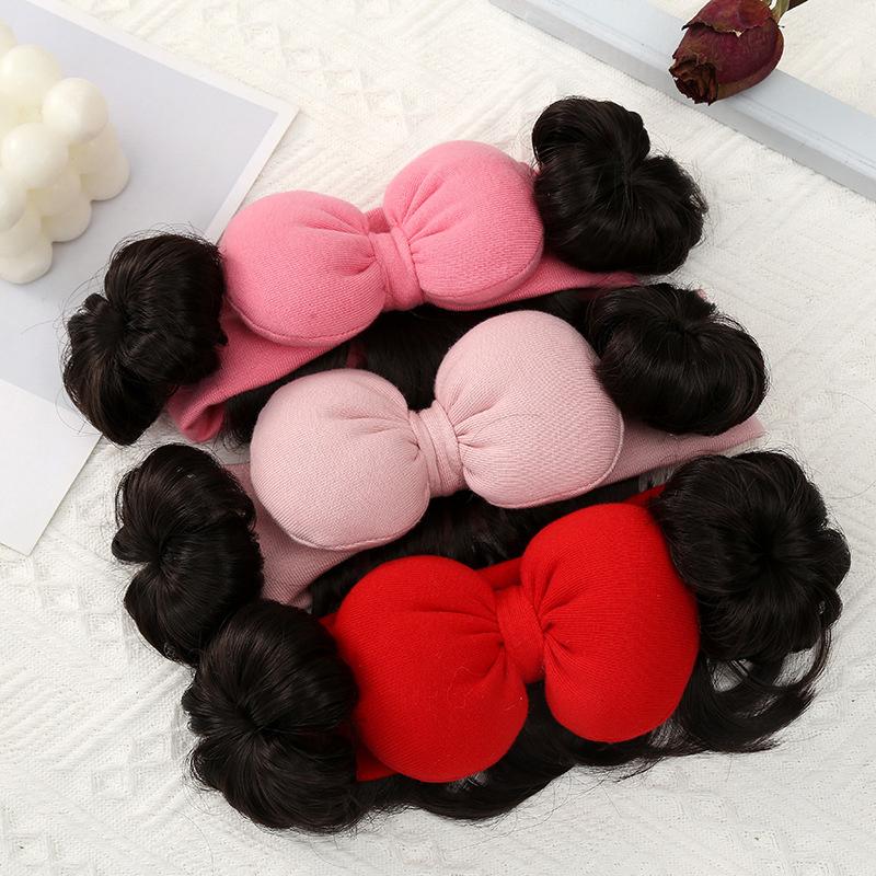 Product Introduction of Băng Đô Tóc Giả Cho Em Bé Và Trẻ Em, Thời Trang, Dễ Thương, Dành Cho Trẻ Em Gái, Kiểu Nơ, Thích Hợp Cho Trẻ Sơ Sinh Và Trẻ Mới Biết Đi, Mũ Tóc Giả, Sợi Tóc, Mũ Đội Đầu Hóa Trang, [Lww] Cho Bé Phụ Kiện Tóc 10