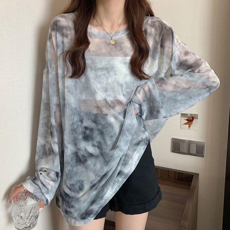 Áo Chống Nắng, Phong Cách Hàn Quốc Mùa Hè, Áo Thun Dài Tay, Áo Yếm Nữ 1