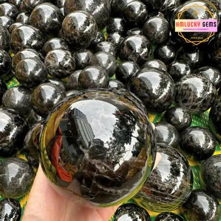 Product Introduction of Quả Cầu Đá Thạch Anh Đen (Tặng Đế Gỗ), Bi Cầu Đá Phong Thủy Tài Lộc, Decor Trang Trí 21