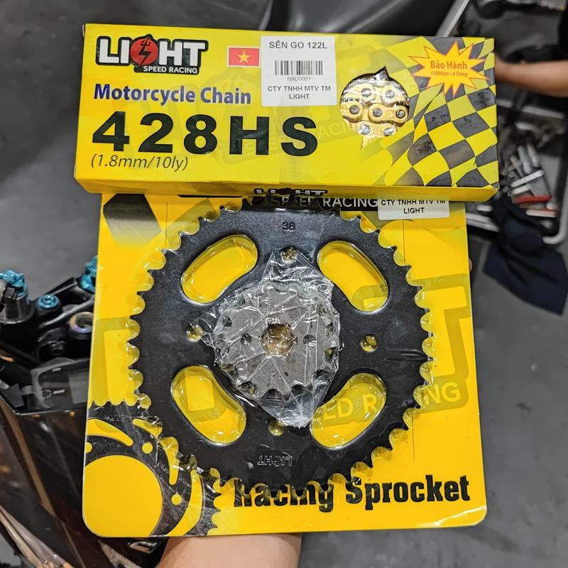 Bộ nhông sên dĩa Light cho xe Satria, Raider Fi (430009)