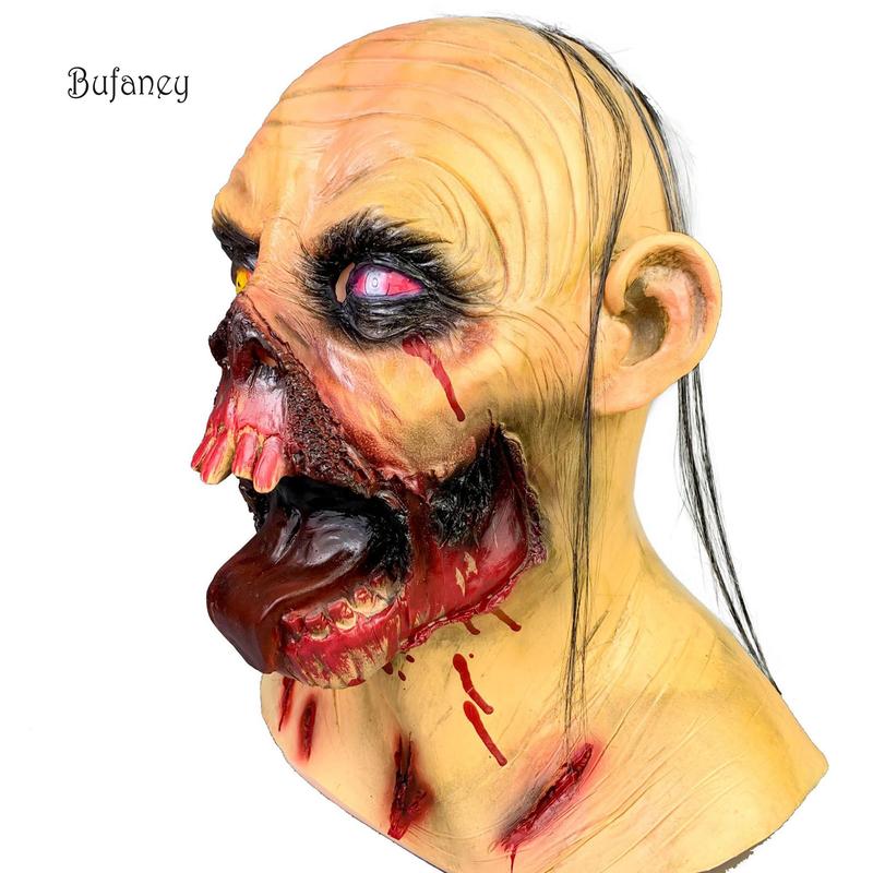 Product Introduction of Devil Facewear, Horror Lightweight Halloween Cosplay Headwear Party Prop for Masquerade 20
