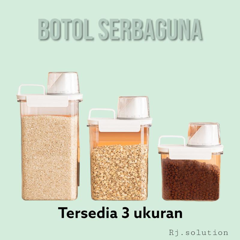 RJ Botol serbaguna/ botol detergent/ botol dry food Jar 2