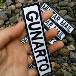 Atribut nama satpam / security / linmas / untuk seragam