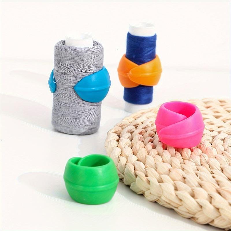 Random Color Sewing Thread Spool Saver, 30pcs/set Colorful Sewing Thread Spool Protector,  Sewing Supplies for Home & Cloth Shop 4