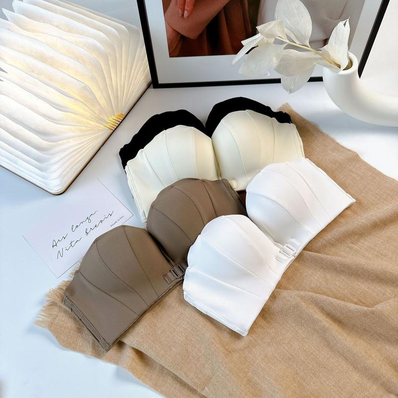 Product Introduction of Underwear, women's, front buckle, no straps, push-up, no-trace, seamless, wrapped chest, bra, non-slip, breathable and comfortable, no bunching, comfortable, suitable for spring, summer, autumn winter, very beautiful 21