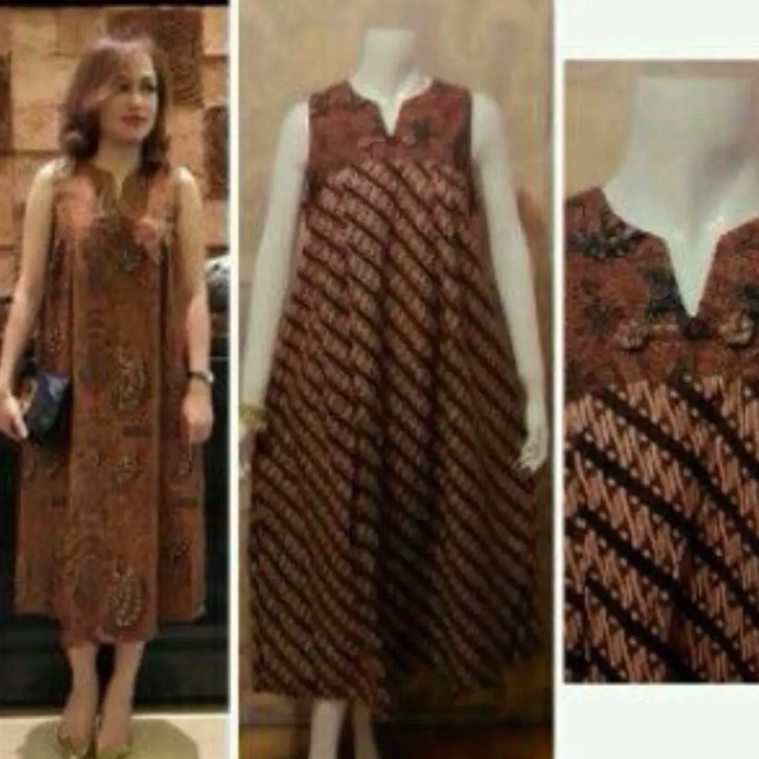 Daster Batik katun Cokro Midi dress