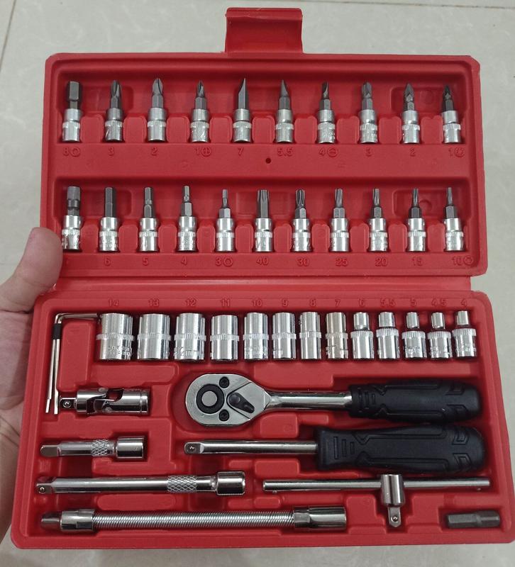  Bộ Dụng Cụ 46 Chi Tiết 1 4 Loại Nhỏ Chuyên Dụng Sửa Chữa Gia Đình 