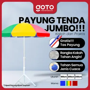 Goto [COD] Sunflow Payung Tenda Jualan Pantai Cafe Outdoor Besar Jumbo
