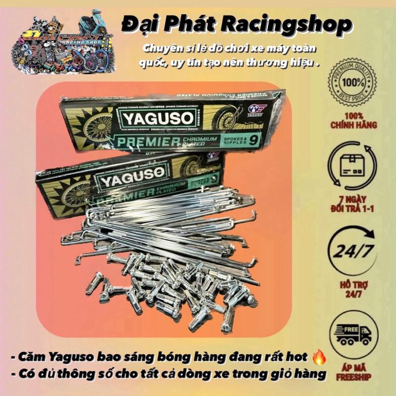 Căm Yaguso mạ crom Hàng chính hãng bao sáng bóng lấp lánh , có đủ thông số cho tất cả dòng xe Phụ Kiện Phụ Tùng