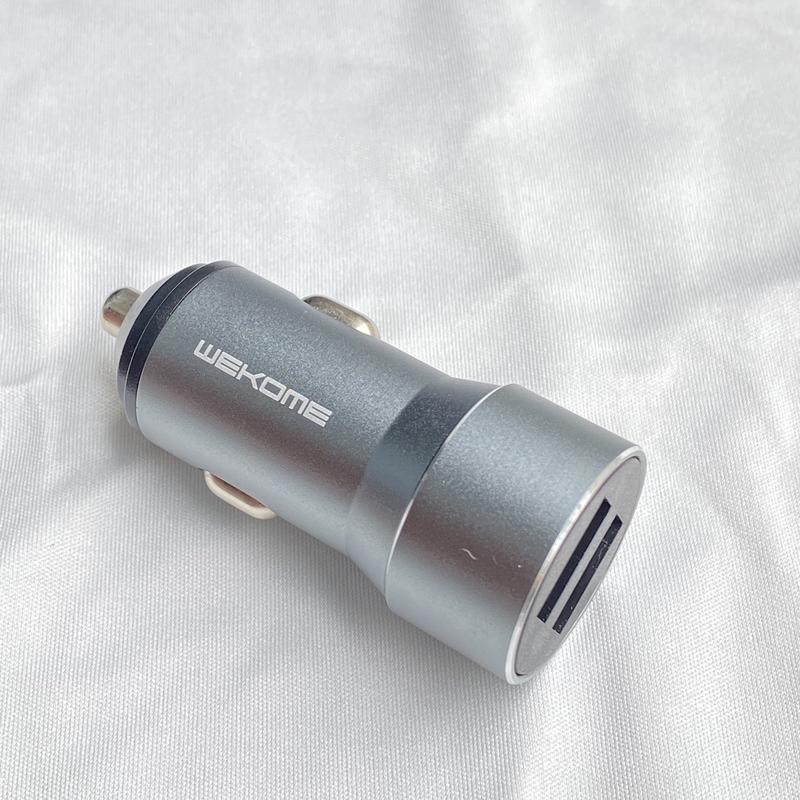 Product Introduction of Tẩu Sạc Oto Chính Hãng Wekome - 2 Cổng USB 15w - Bảo Hành 6Th Phụ Kiện 2