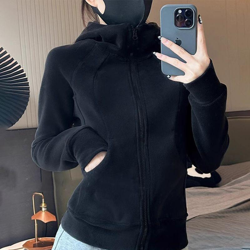 Product Introduction of Áo Hoodie Cardigan, Dành Cho Nữ, Dáng Ôm, Dễ Phối Đồ, Áo Khoác Đệm Nhung Thể Thao, Dày Dặn, Hàng Mới Về Thu Đông 2024, Thời Trang Ins Women Top 10
