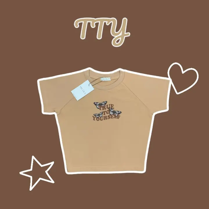 Ercola - Crop Top  Atasan Y2k TTY 2
