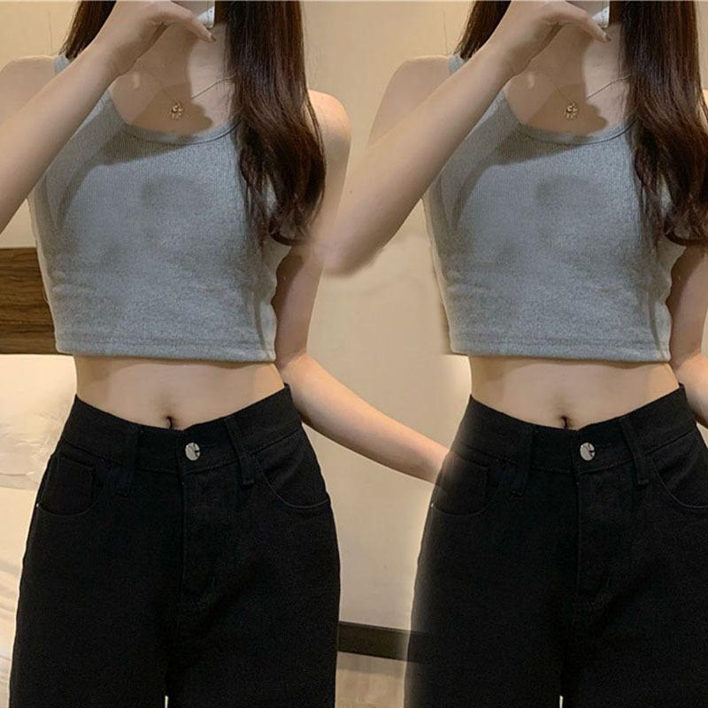 Product Introduction of New summer 2025 off-shoulder crop top for women, suitable for both outerwear and layering 11