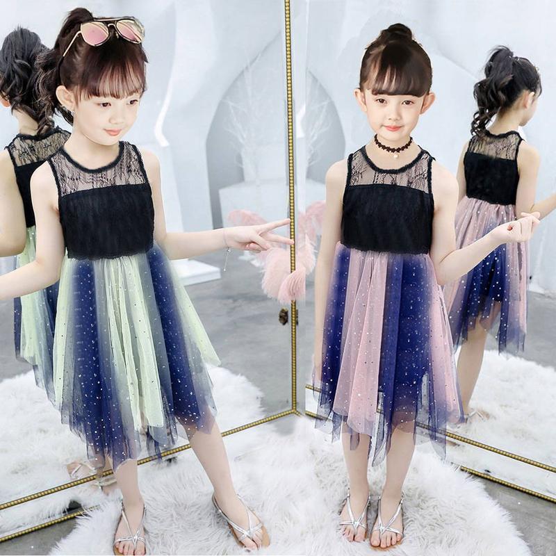 Product Introduction of 2025 Children's Spring and Summer New Dress Girls' Veil Dress Western Style Festival Cute Princess Children and Teens' Clothing Women's Pettiskirt 10