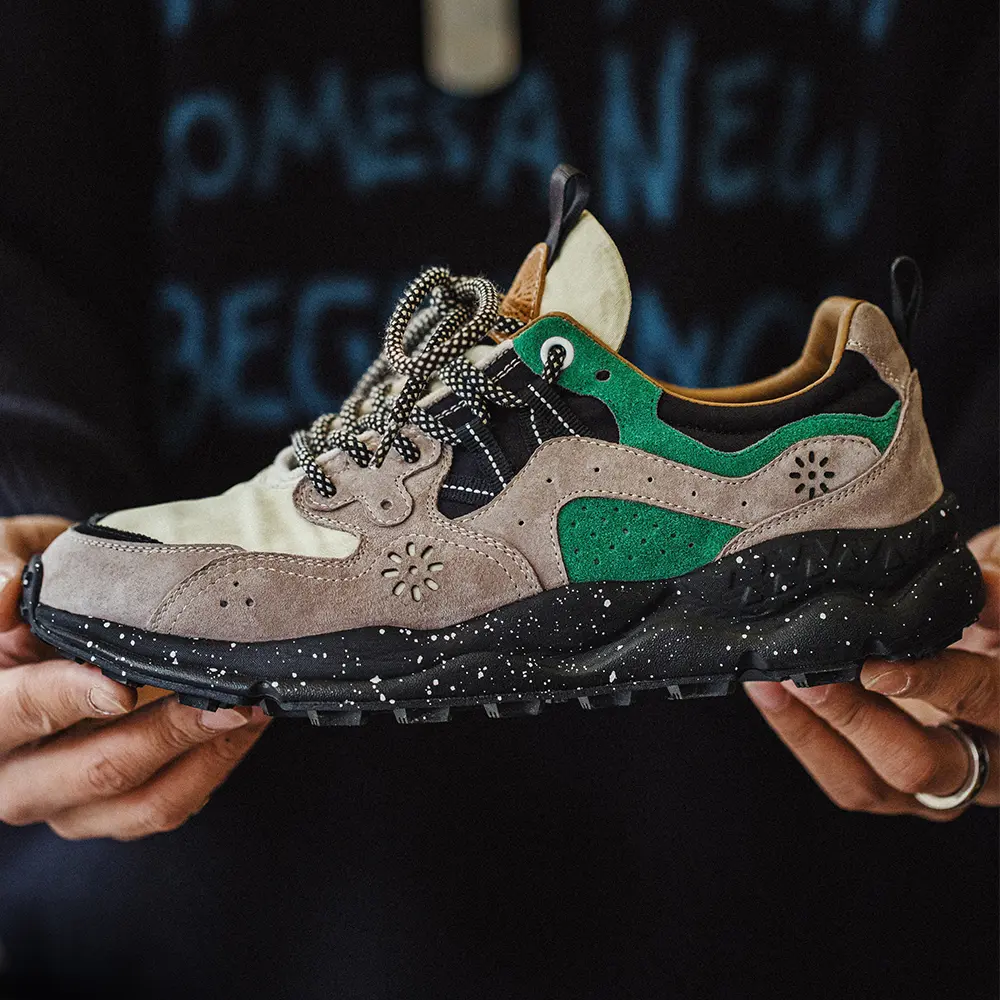 Maden "Mountain” Outdoor Shoes for Men Jogging Sports Sneakers Splash-ink Design Thick-Soled Breathable Trendy Footwear