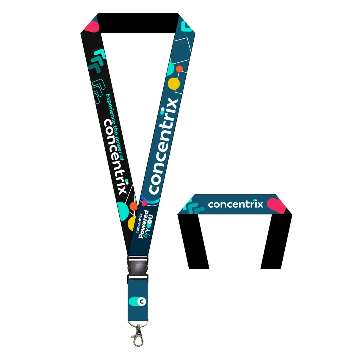 Concentrix ID Lace Concentrix Lanyard Cotton or Polyester Available in Premium Cotton or Polyester