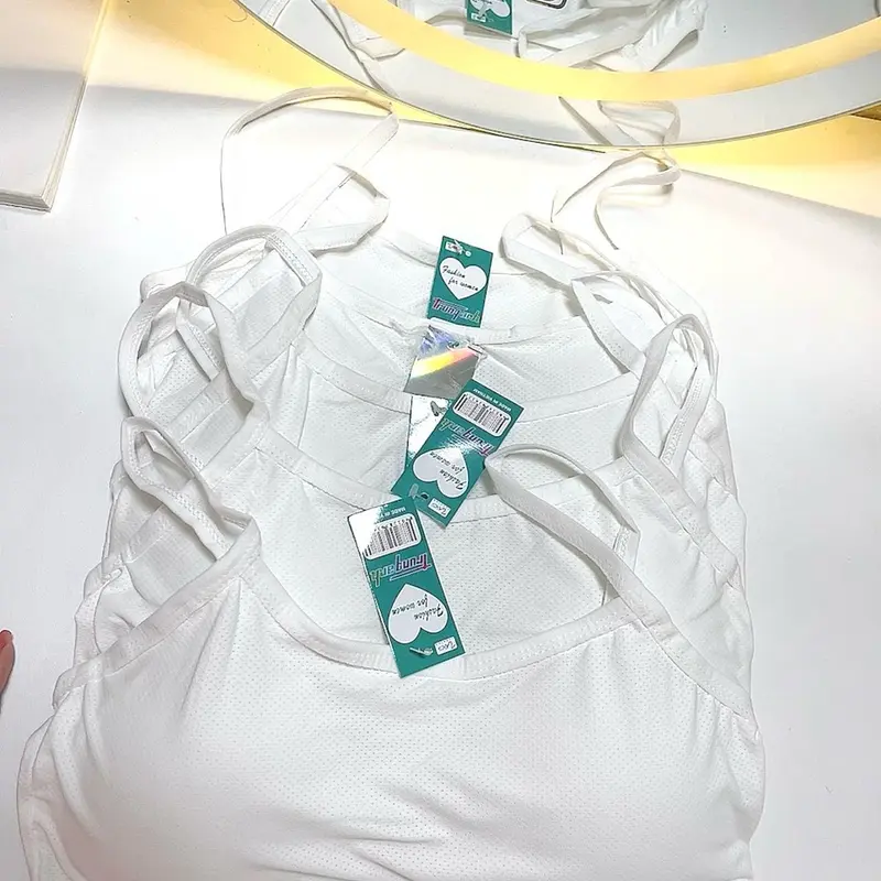 Bra504: Combo 3 áo Bra Học Sinh mút dính liền, chất vải thông hơi, thoáng mát, hàng đẹp.. Nữ Tua Rua Women Voi 2