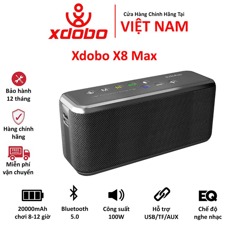 Loa Bluetooth 5.0 Xdobo X8 Max Công Suất 100W Siêu Trầm Ấm Loa Thiết Kế 2 Mặt Âm Thanh 360 Độ Chuyên Những Dòng Nhạc Mạnh - Bảo Hành 12 Tháng Củ Loa Nghe Nhạc