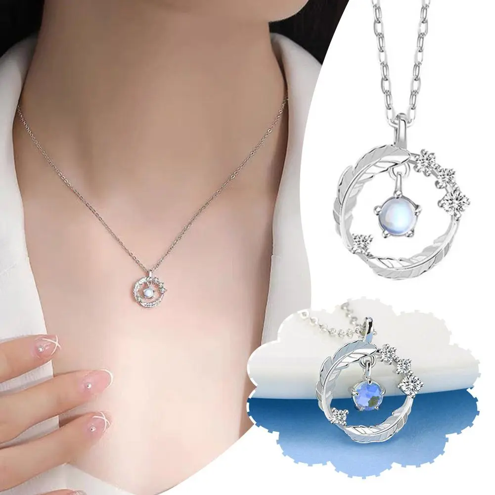 Star Moon Legend Necklace Female Ins Don't Fade Student Minimally Giving Girlfriend And Best Friend Gifts
