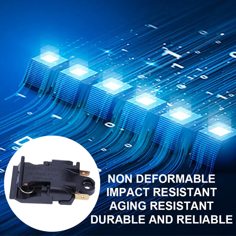 Công tắc nguồn ấm đun nước Điện 13A 250V, Công tắc nhảy áp suất, Vật liệu nhựa và kim loại 5