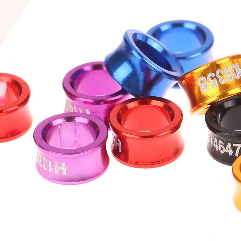 Product Introduction of 10Pcs Aluminum Parrot Leg Rings Pigeon Foot Rings Bird Parrot Feeding Identification Outdoor Flying Training Tools Bird Supplies 22