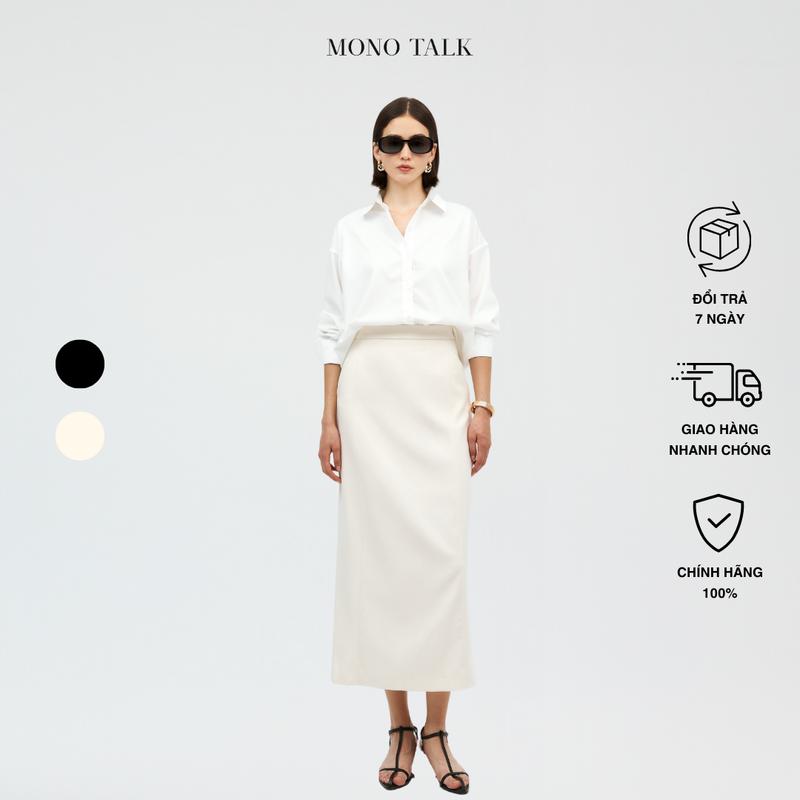Chân váy maxi MONO TALK xẻ sau_MOF23S- B10001TK (Link mới)