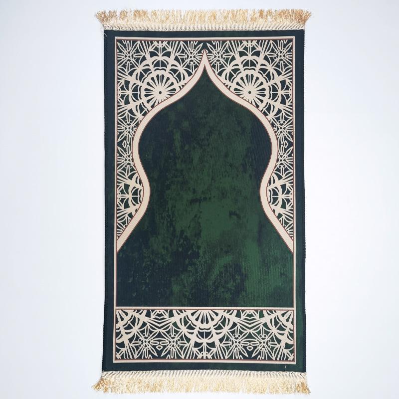 Product Introduction of Wholesale Square Solid Color Carpet Crystal Velvet Felt Thick Short Pile Printed Soft Tassel Non-Slip Floor Mat 8