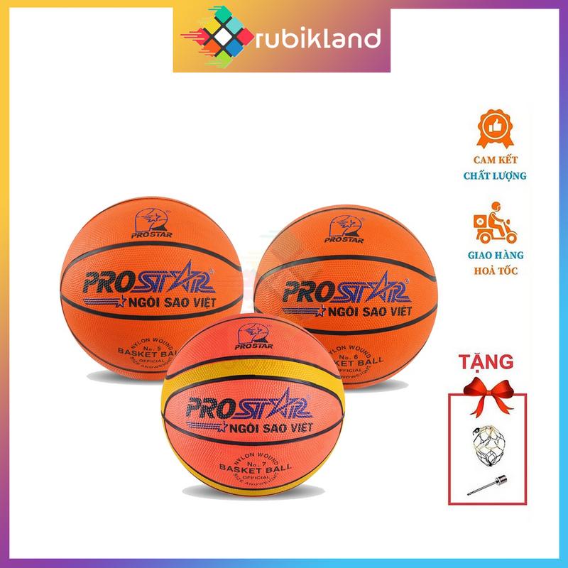 [Prostar] Quả Bóng Rổ Banh Cao Su Size Số 5 6 7 Chính Hãng 100% Đồ Chơi Thể Thao Phụ Kiện Trẻ Em Vận Động