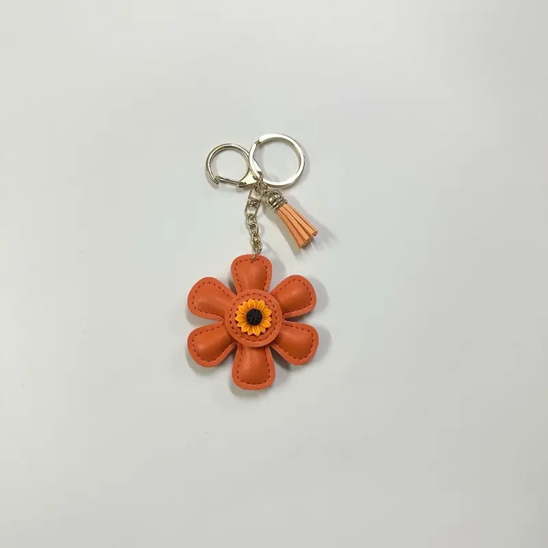 Charm hoa nhuỵ vàng MÓC TREO túi xách -PK02 2