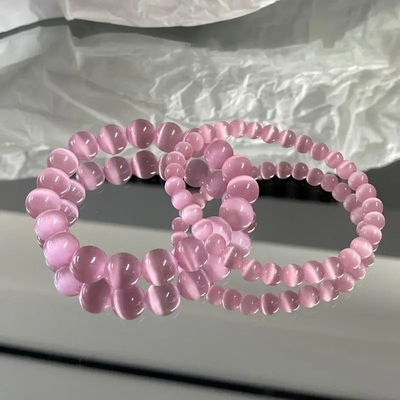 Vòng Tay Đính Cườm Opal, Đơn Giản Và Hợp Xu hướng, Thích Hợp Cho Phong Cách Joker Và Đi Lại, Đồ Trang Sức Cao Cấp, Vòng Tay Hợp Xu hướng 3