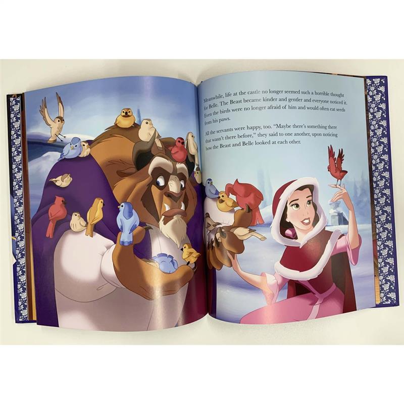 100% Quality Beauty & The Beast Disney Storytime English Story Book Padded For Children 72 Pages 6